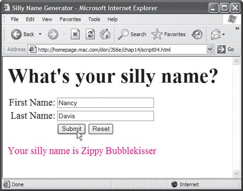A Silly Name Generator